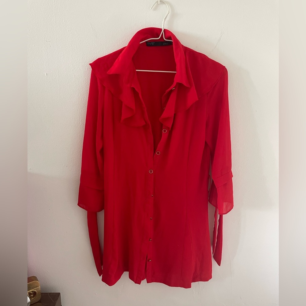 CBRL - Women’s Boutique Red Top/Dress - M